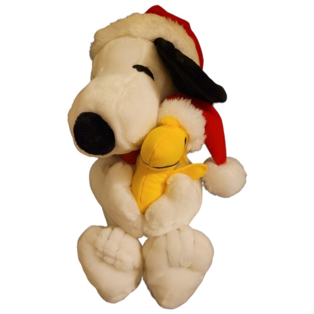 Vintage Applause holiday Snoopy Woodstock plush
